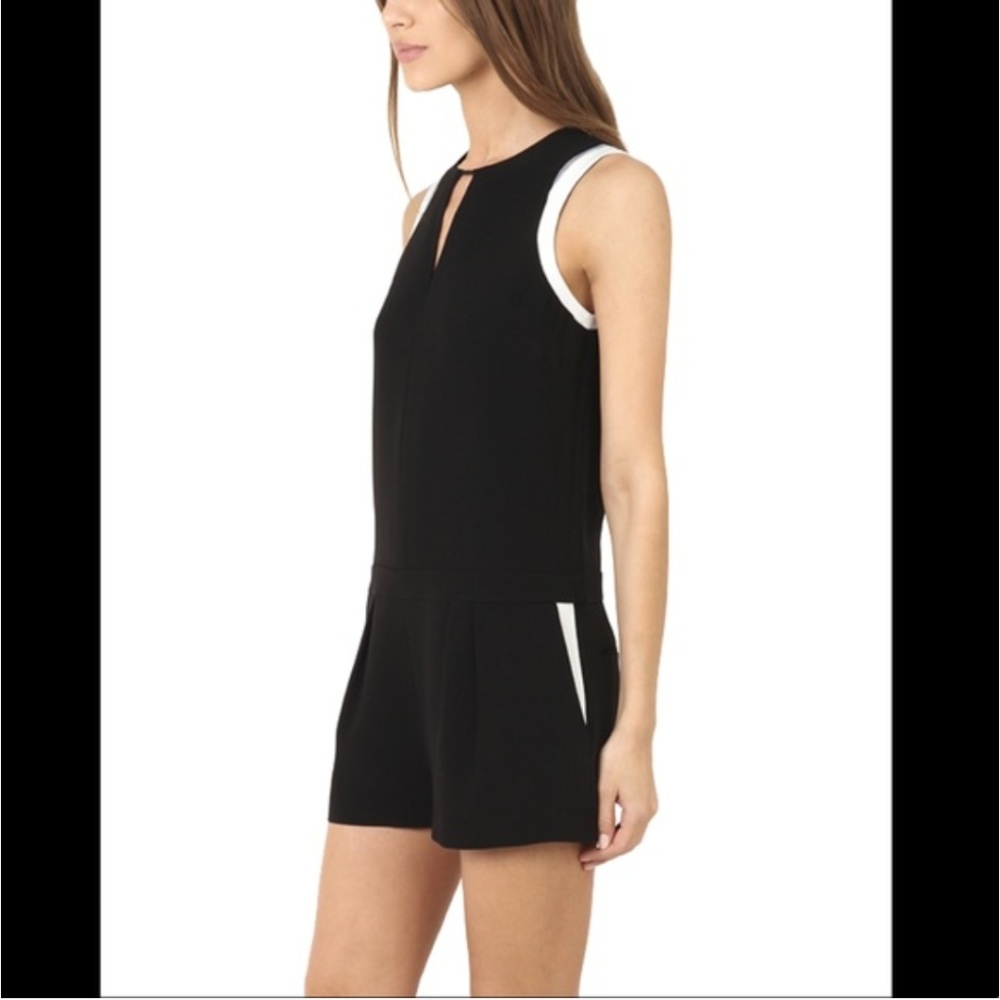 Rag & Bone Black Sleeveless Lana Romper